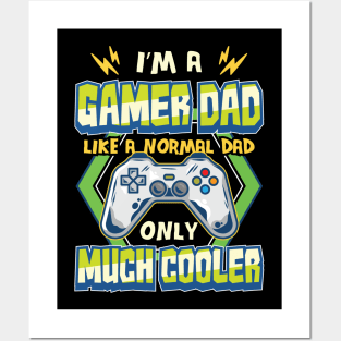 Im a Gamer Dad Funny Gaming Posters and Art